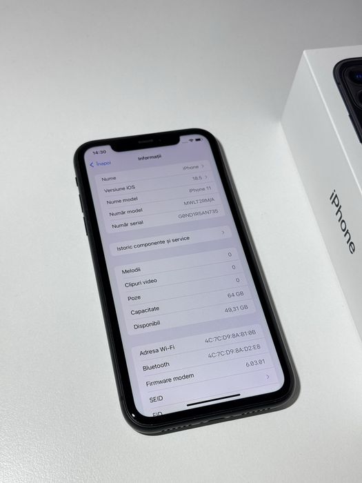 iPhone 11 - 64GB - FULLBOX - Primul Proprietar