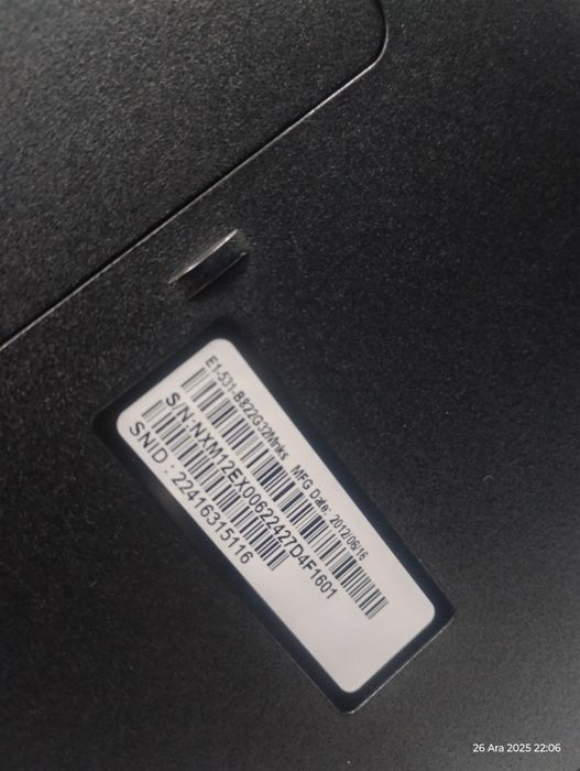 Лаптоп Acer на части