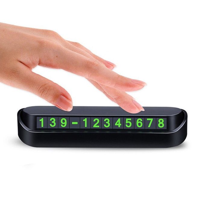 Табличка номер телефона для автомобиля