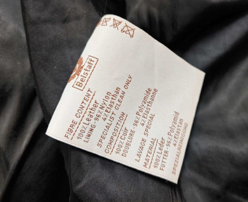 BELSTAFF Оригинално зелено кожено дамско яке размер 44 / М