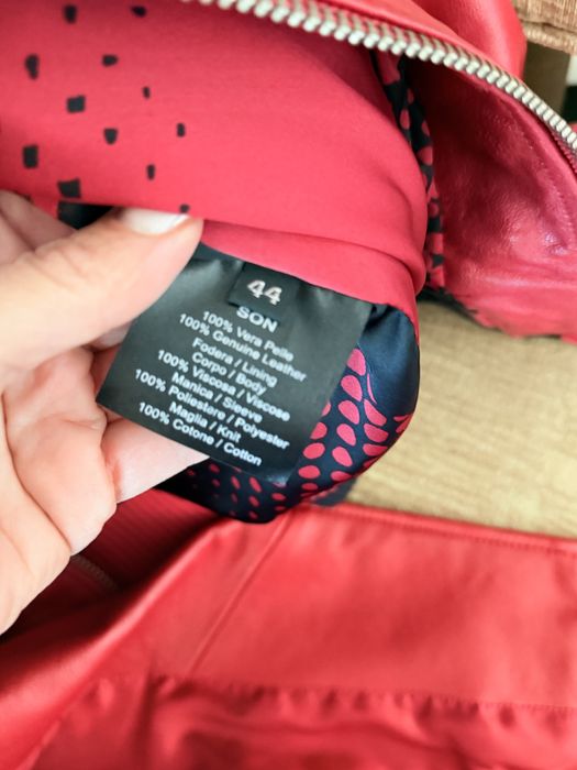 Розова рокля размер 44 италианска номерация, кожено яке