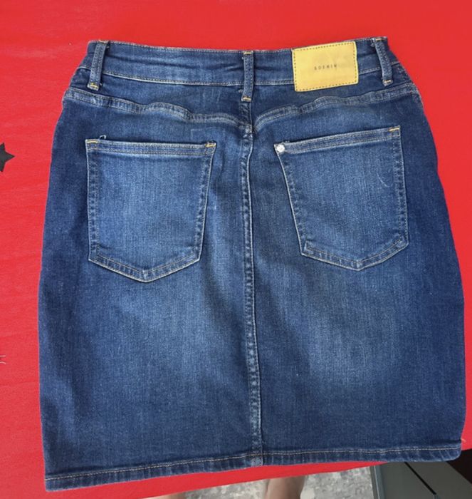 Fusta de blugi scurta H&M