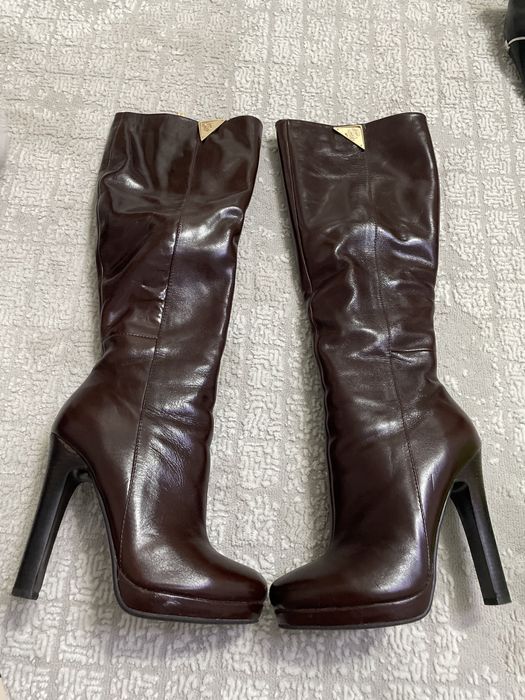 Продам кожанные сапоги!