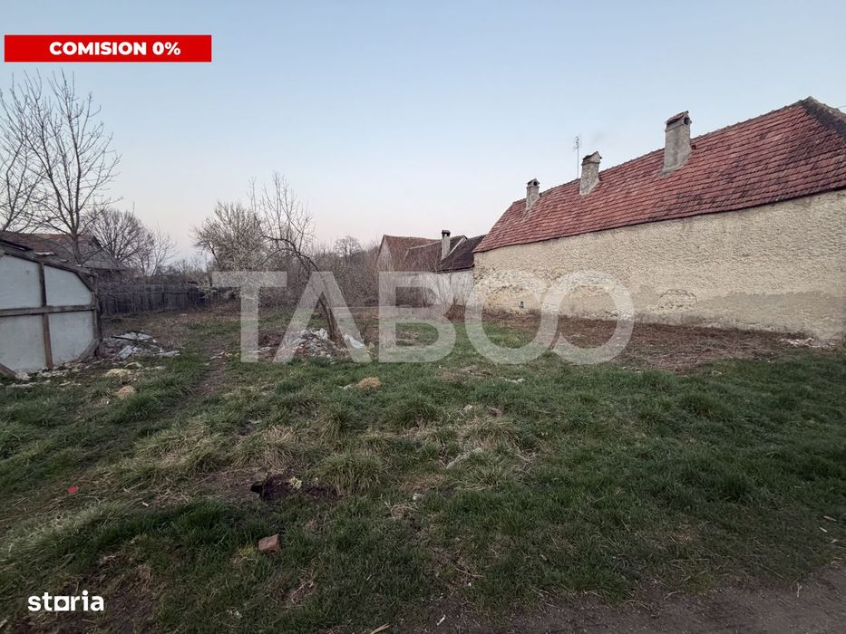 Teren intravilan 1770 mp cu utilitati 13m front stradal Comuna Parau