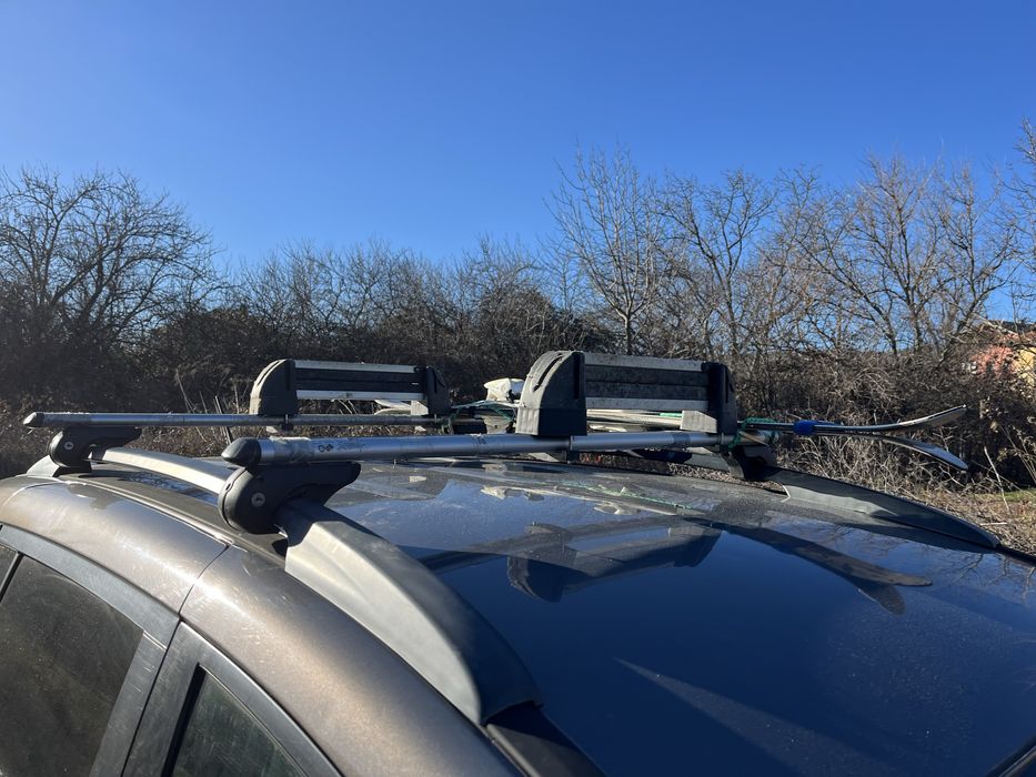 Багажник за ски и куфар