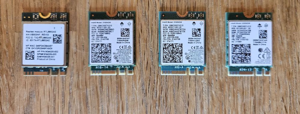 Placa retea WiFi Intel Realtek