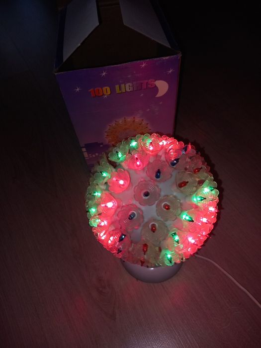 Нощна цветна лампа