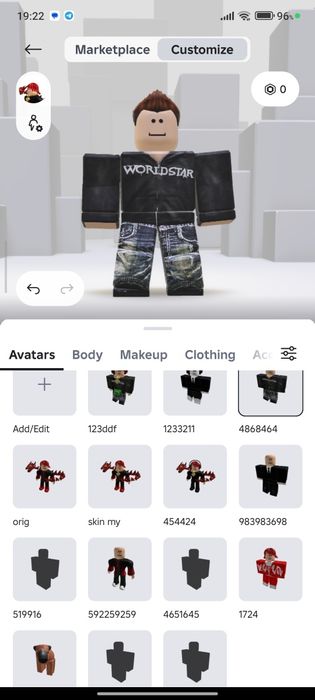 Аккаунт роблокс за 2000 тг