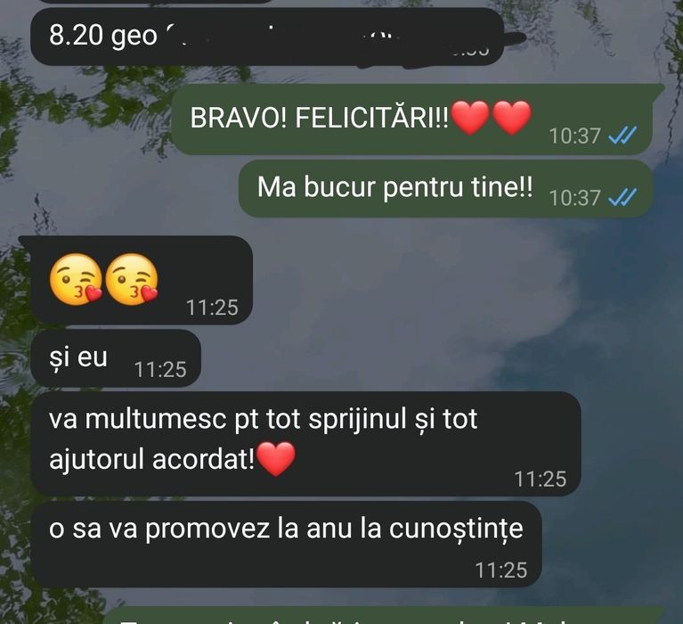 Meditatii geografie BAC/65 lei