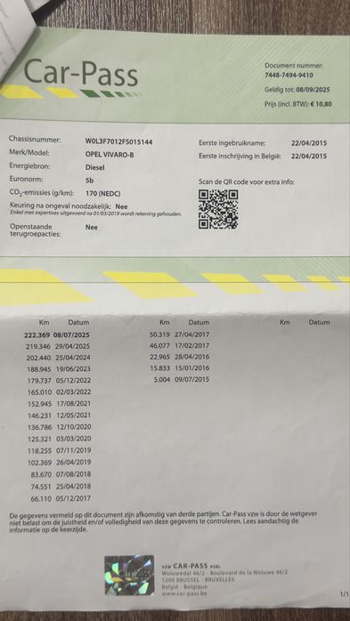 Duba frig , Opel Vivaro frigorific cu priza de stationare 220v de vanzare