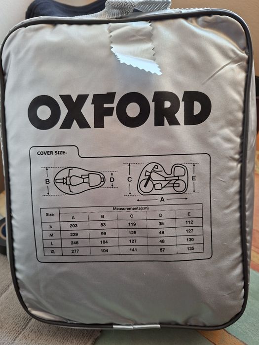 Husa protectie moto exterior OXFORD cu Topbox