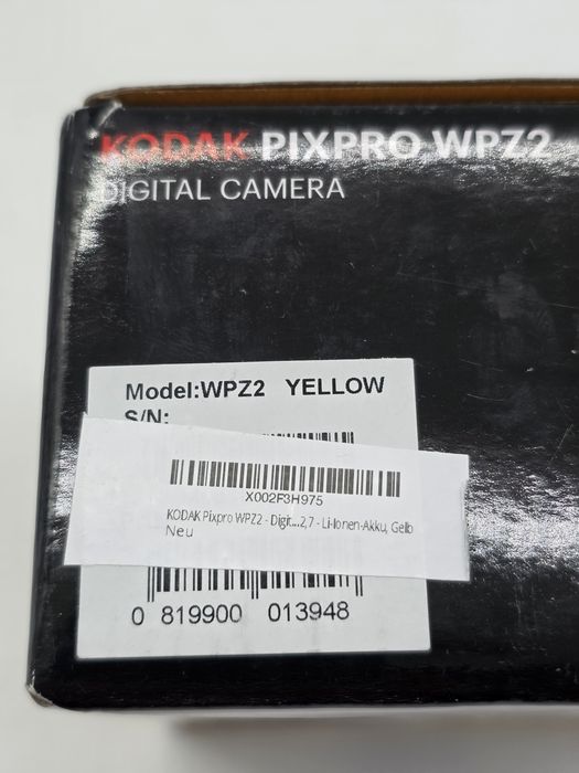 Aparat Foto Subacvatic Kodak PixPro WPZ2, 16 MP, Zoom 4X, Full HD