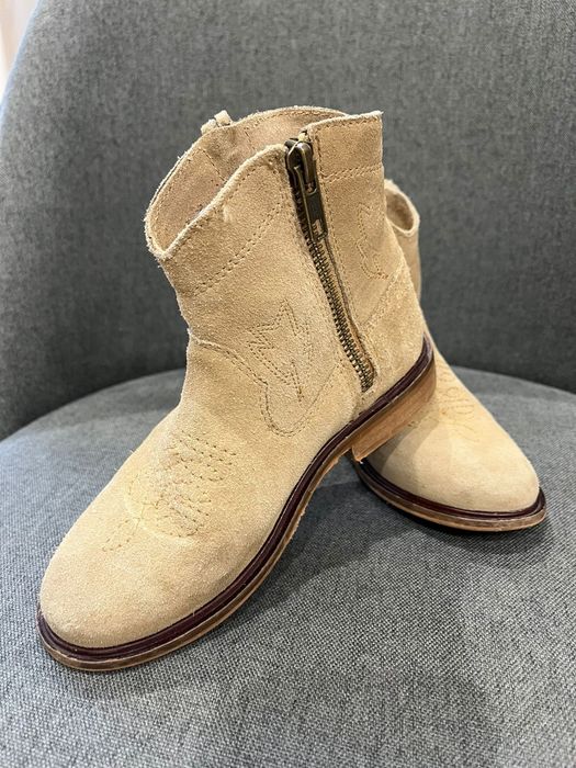 Botine din piele Mango kids, mărimea 29