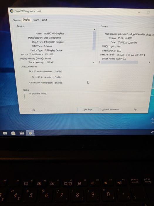 Asus F553m proc intel  ram 8gb Hard disk 1Tb bateri