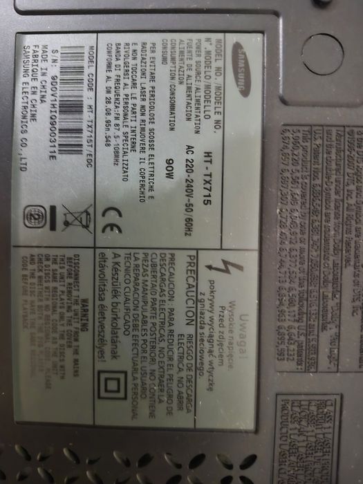 Home Cinema Samsung HT-TX715