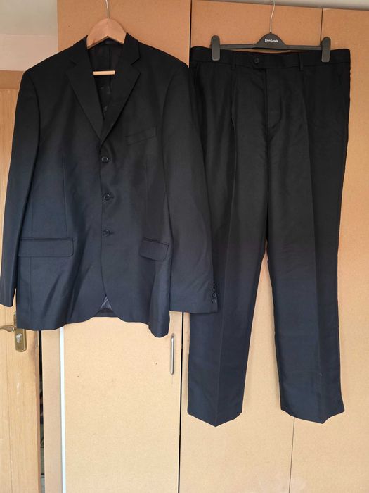 Costum bărbați negru Cedarwood State mărimea 52/LONG elegant office evenimente