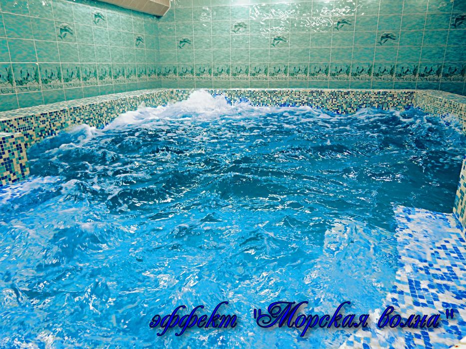 Сауна баня с бассейном