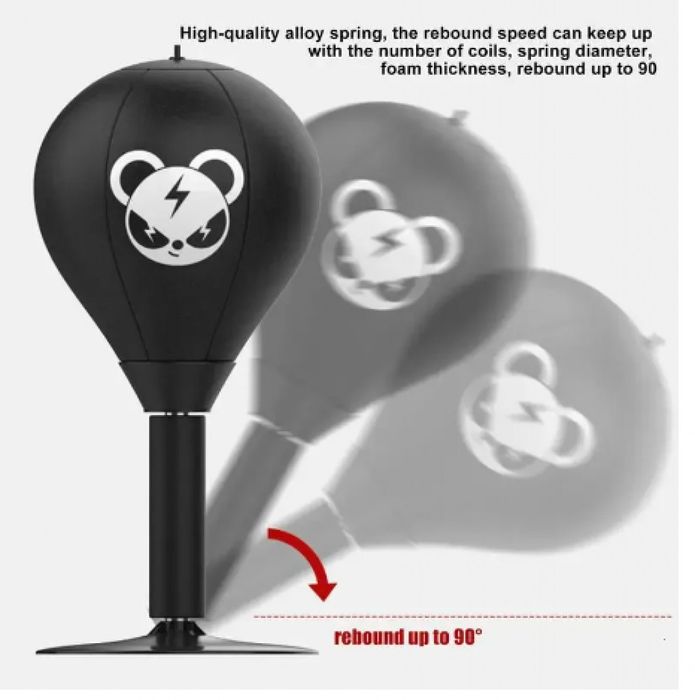 Детска настолна боксова круша с вендуза