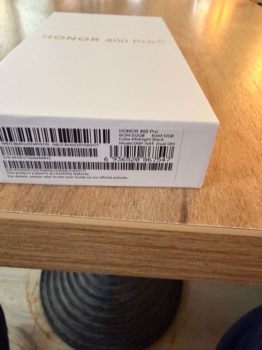 HONOR 400 Pro 512gb 12 gb ram black