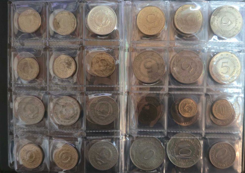 монети ЮГОСЛАВИЯ 69 бр