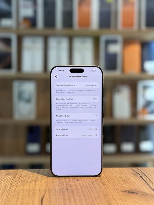 iPhone 16 Pro Max 256Gb Desert/Baterie97%/Garantie 12 LUNI @atsgsm.ro