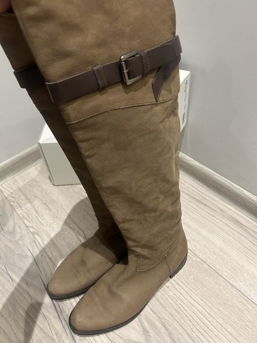 Дамски ботуши естествена кожа  39-40 номер