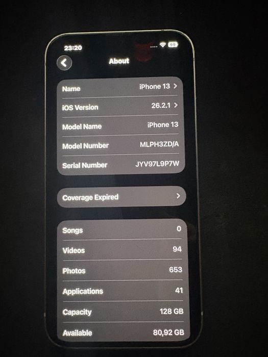 Iphone 13 Само с външни забележки