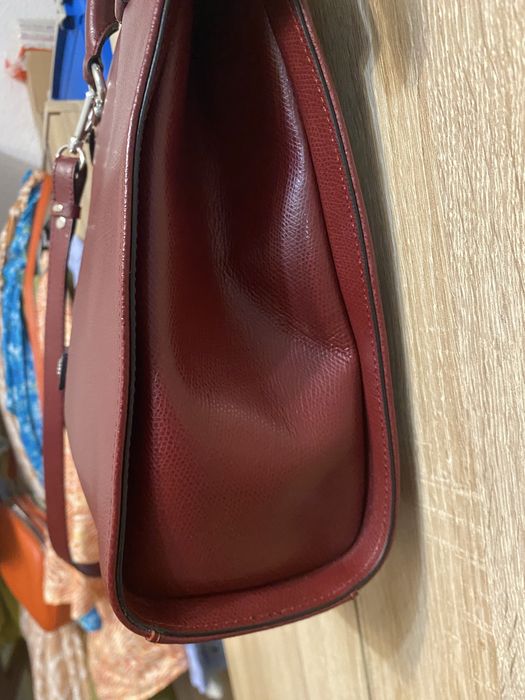 Geanta Musette piele naturala
