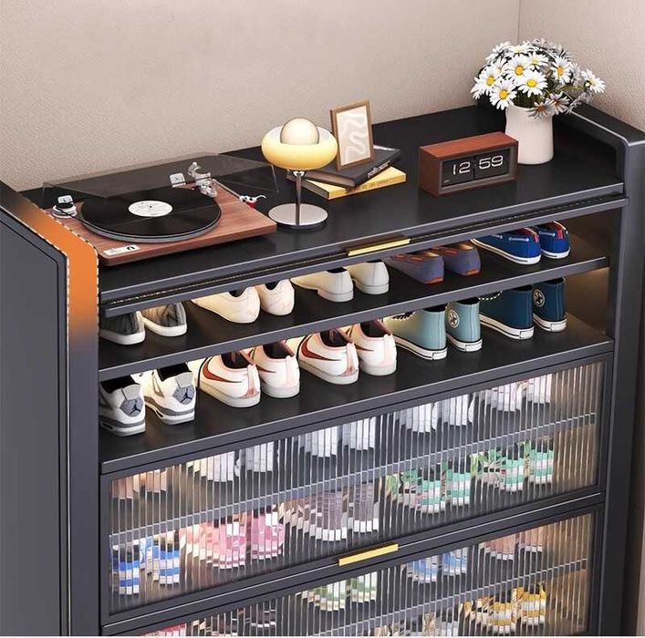 Обувной шкаф с прозрачными дверцами | Shkaf oyoq kiyimlar uchun