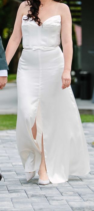 Rochie mireasa din matase - unicat