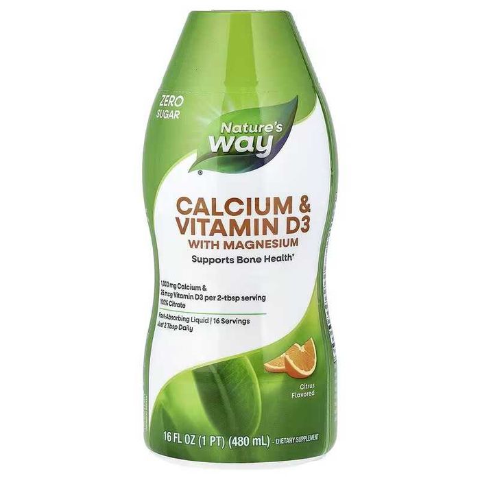 Nature's Natures Way кальций витамин D3 Calcium kalsiy кальций калсий