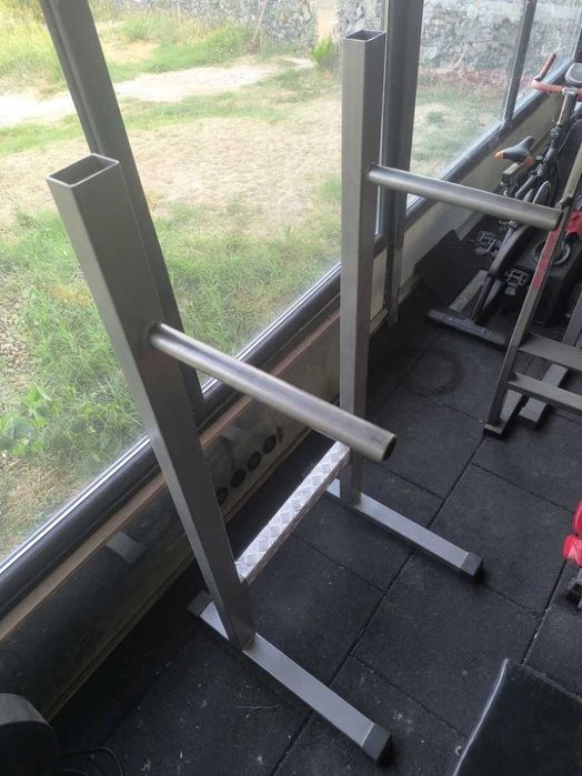 Професионални дъмбели BodyMax 660 кг + стойка, лег преса, колело и успоредка