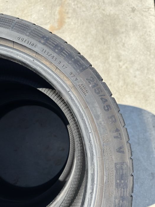 4 anvelope vara Continental ContiEcoContact 5 215/45r17 87V
