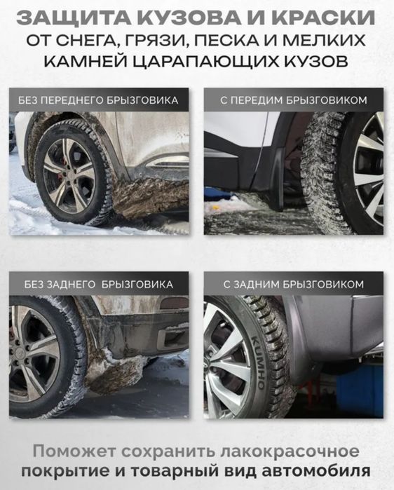 Брызговики для всех моделей Chery