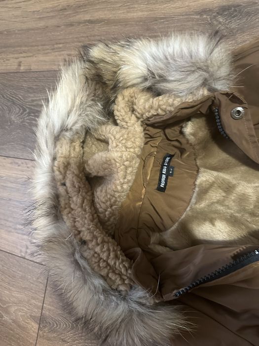 Детско яке с естествен пух