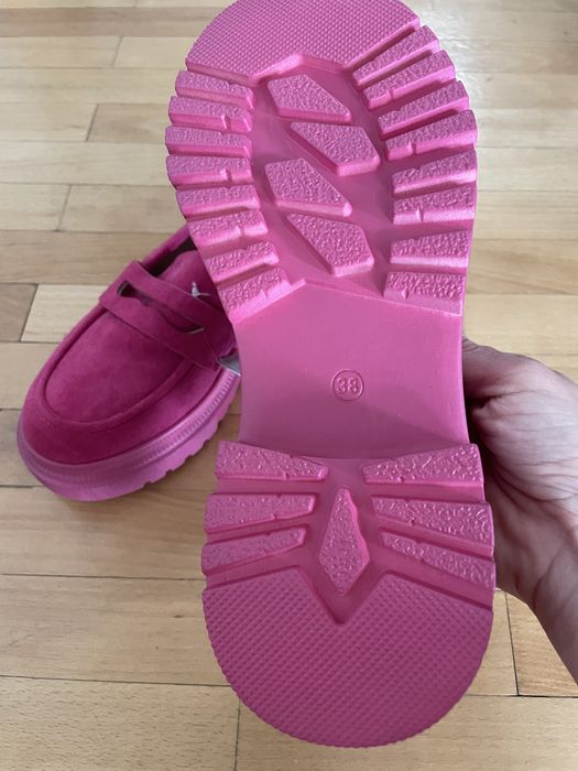 Дамски лоуфъри, цвят фуксия