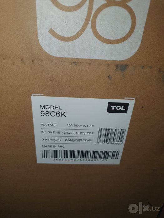 Телевизор TCL 98"  C6K Официальный Дилер Гарантия Официальная