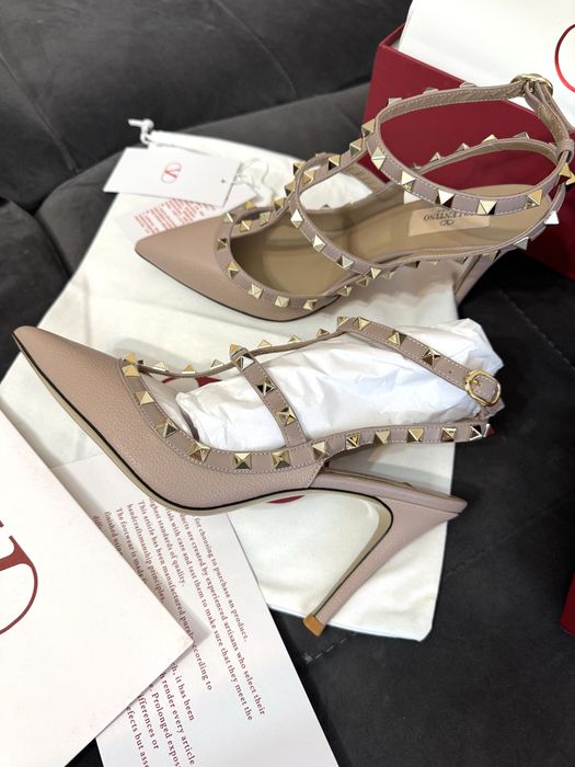 Sandale Valentino Rockstud 105mm - piele naturala mata/premium/video