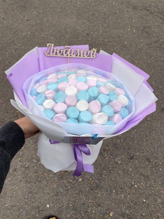 Букет из маршмеллоу