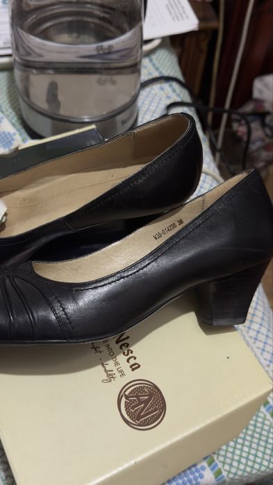 Туфли черные натуральная кожа