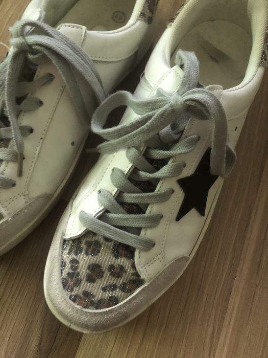 Дамски обувки с леопардов принт, в добро състояние