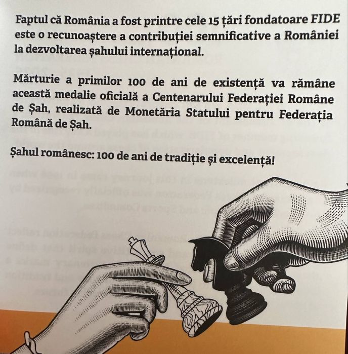 Medalie SAH, cadoul ideal pentru un invingator.