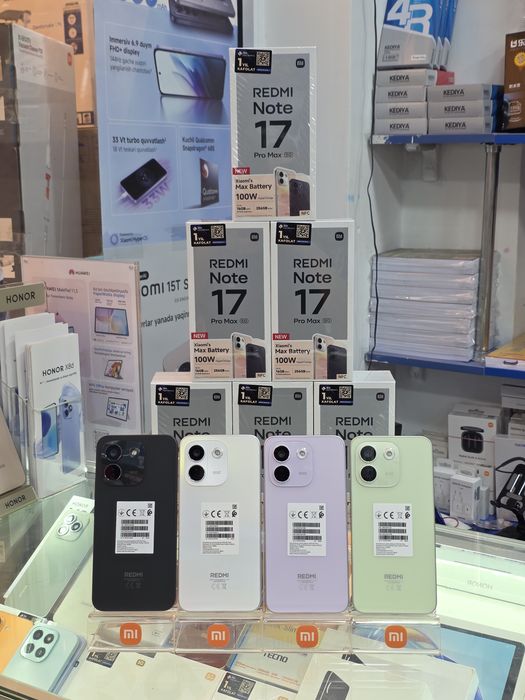 REDMI Note 17 Pro Max 5G  (2026) New Super Skidka+Garantiya+Dastavka