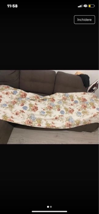 Set draperii montabil carlige sau garnija banda lata