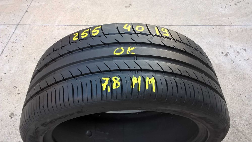 O anvelopa de vara 255 40 19 michelin pilot sport profil 7,8 mm