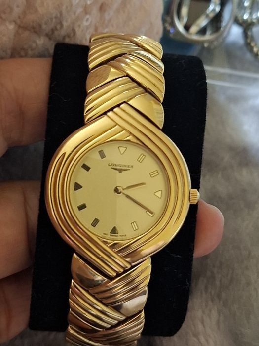 Ceas longines vintage placat cu aur