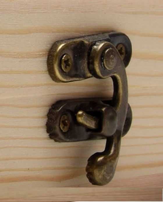 Метална закопчалка за дървена кутия, табла, шах, винтидж стил, 3 вида