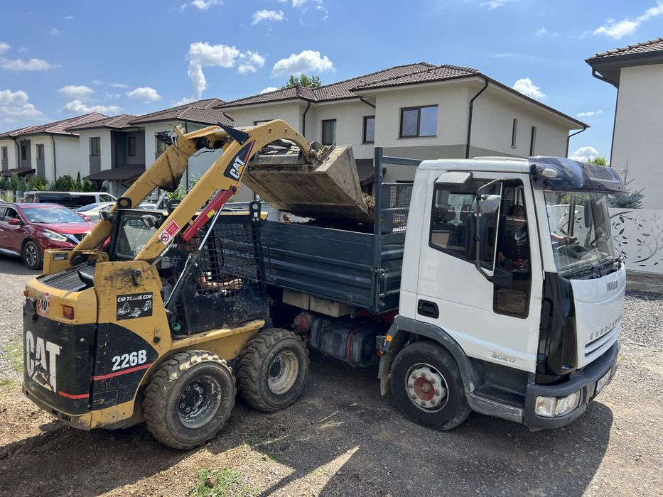 Ridic moloz cu Bobcat, cu camioneta de 6mc 18 mc!Cele mai bune preturi