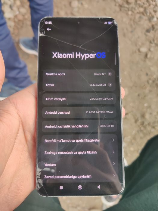 Xiaomi 12 T 256 Xolati yaxshi