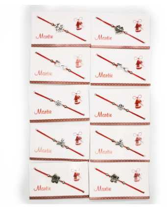 Set 10 Bratari de Martisor, tip Kabbalah K2, reglabile